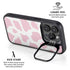 Pink Cow Print iPhone 14 Pro Kickstand Case